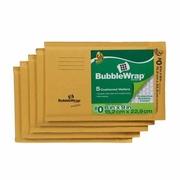 Duck Brand ENVELOPE PADDED 6X9 in., 5PK 284691